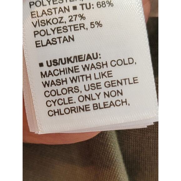 Caralyn Mirand The Drop Jumpsuit Women Large Green Wide Leg Belted V Neck Outfit - Picture 13 of 16